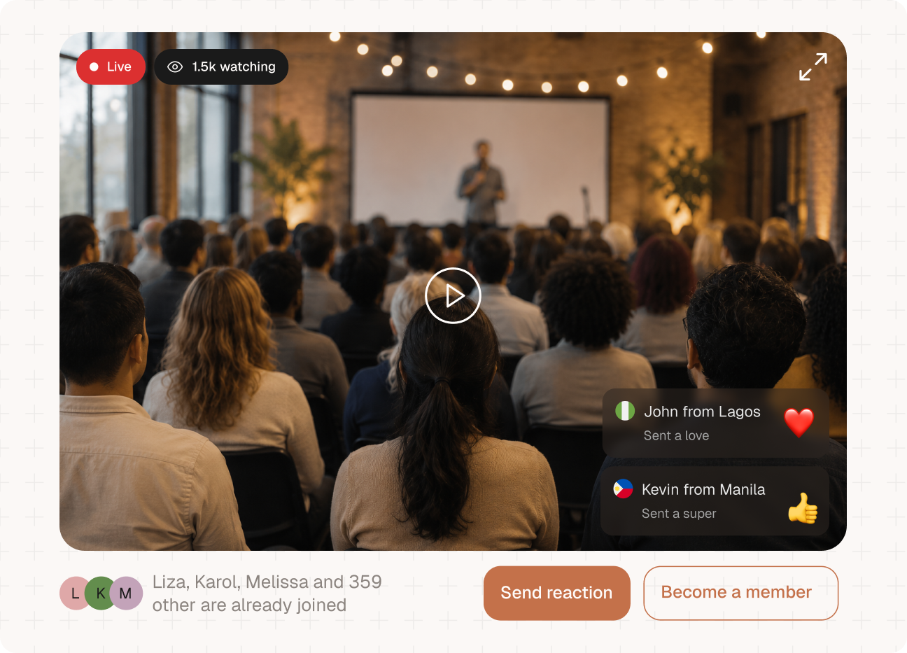 Community live